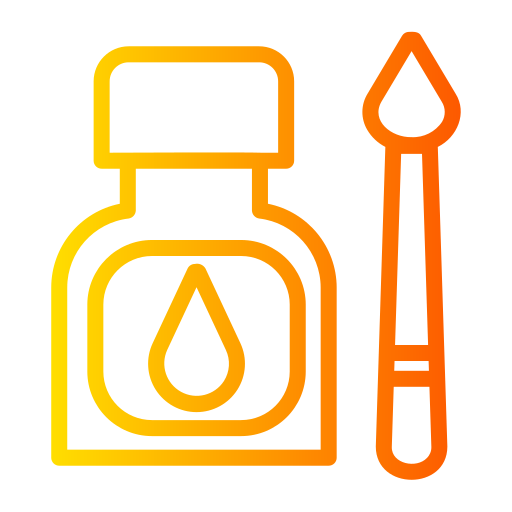 tinta china icono gratis