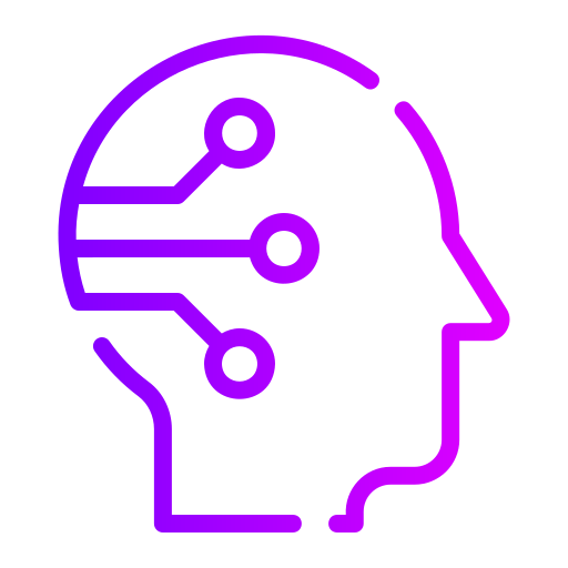 Artificial intelligence Generic gradient outline icon