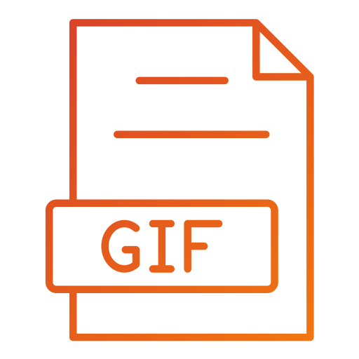 archivo gif icono gratis