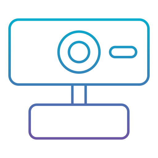 cámara web icono gratis