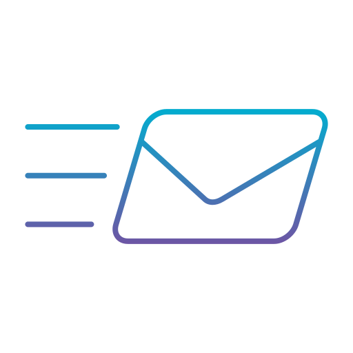 Email Generic gradient outline icon