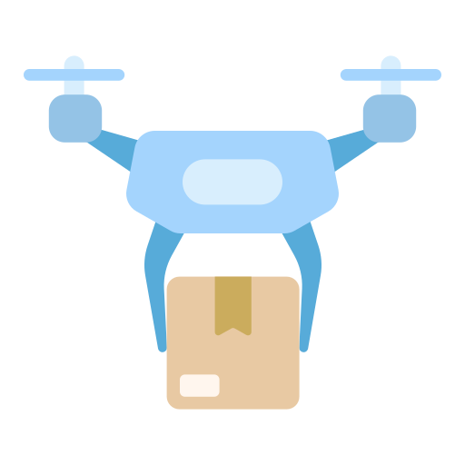 Drone - Free shipping and delivery icons