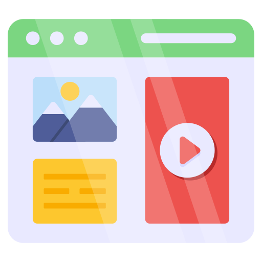 contenu vidéo Icône gratuit contenu vidéo Icône gratuit