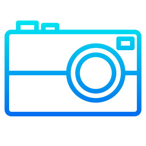 Compact camera srip Gradient icon