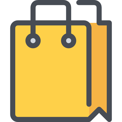bolsa de compras grátis ícone