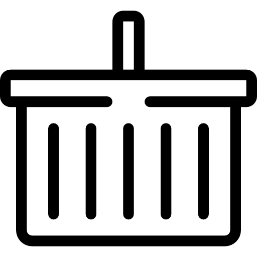 cesta de compras grátis ícone