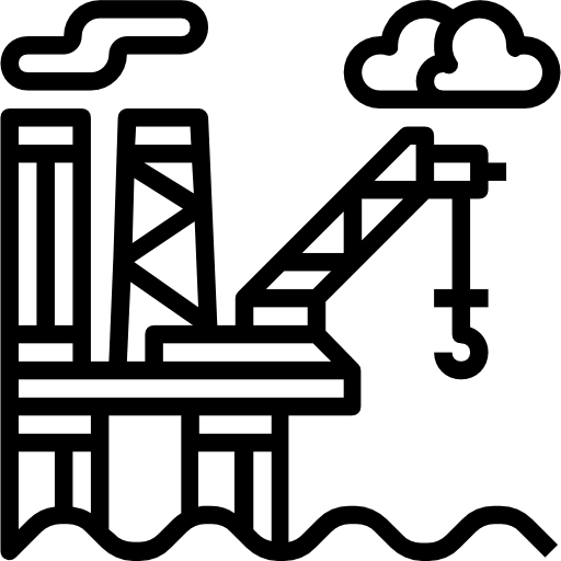 plataforma de petróleo grátis ícone