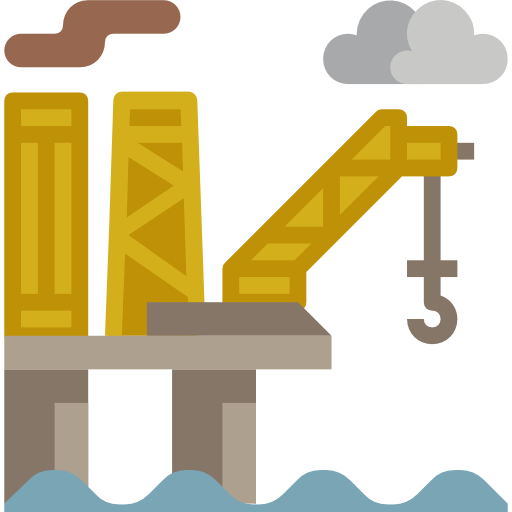 plataforma de petróleo grátis ícone