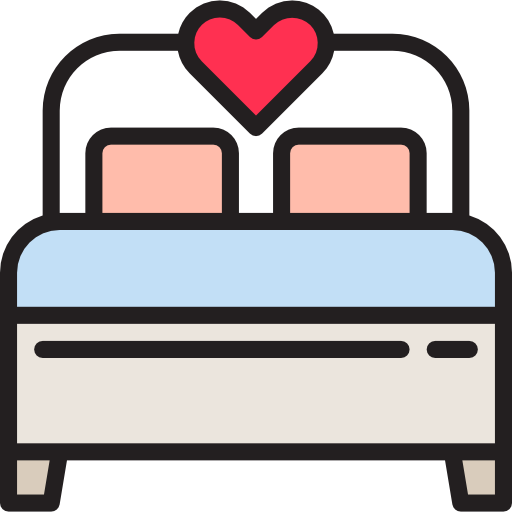 cama matrimonial icono gratis