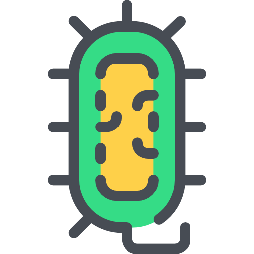 Bacteria free icon Bacteria free icon
