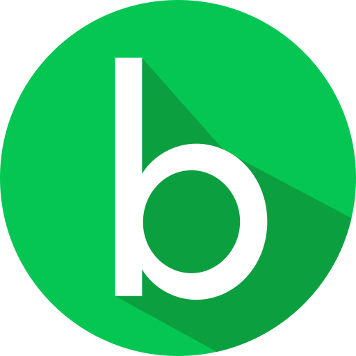 B Green Icon - Alphabet Icons 