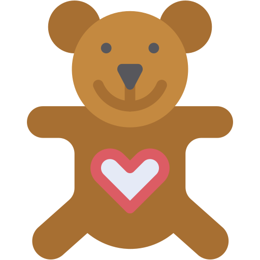 oso de peluche icono gratis