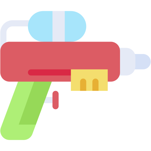 pistola de agua icono gratis