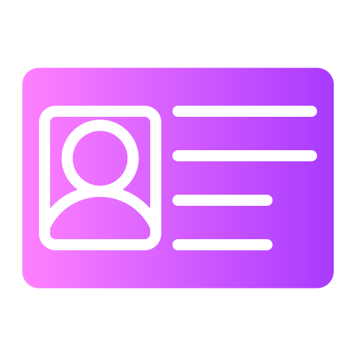 tarjeta de identificación icono gratis