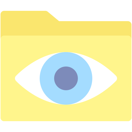 visión icono gratis