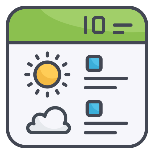 Weather App - Free Icon