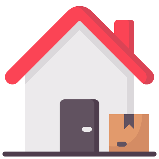 Home delivery Generic color fill icon