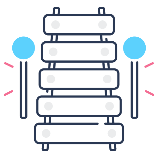 xilófono icono gratis