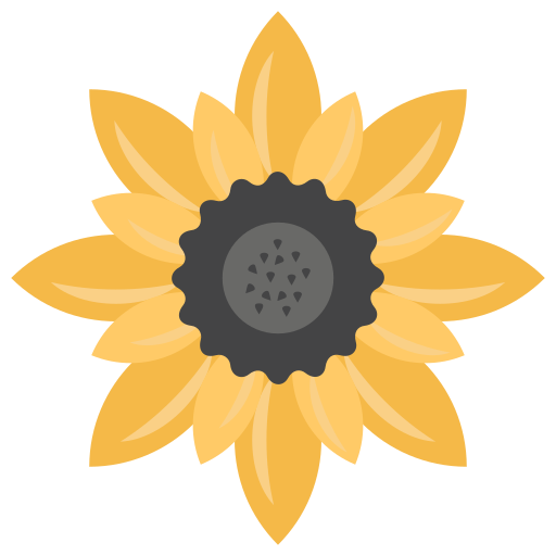 Sunflower Generic color fill icon