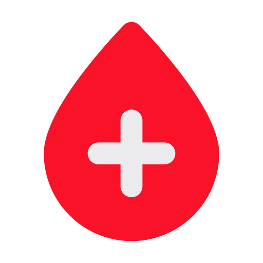 donación de sangre icono gratis