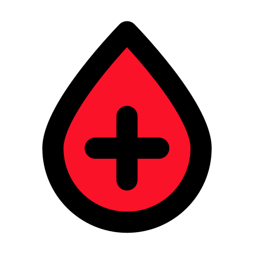 donación de sangre icono gratis