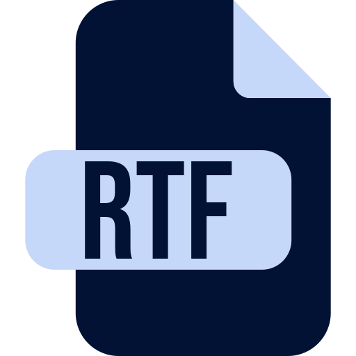 RTF file - Free files and folders icons