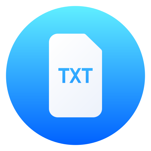 txt icono gratis