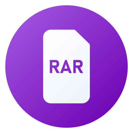 Rar Generic gradient fill icon