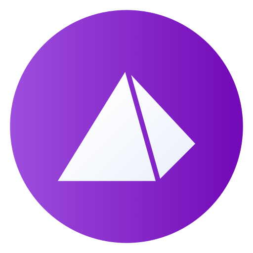 Pyramid Generic gradient fill icon