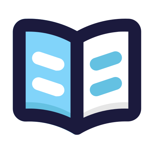 libro abierto icono gratis