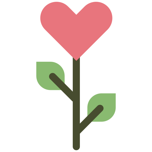 planta de amor icono gratis