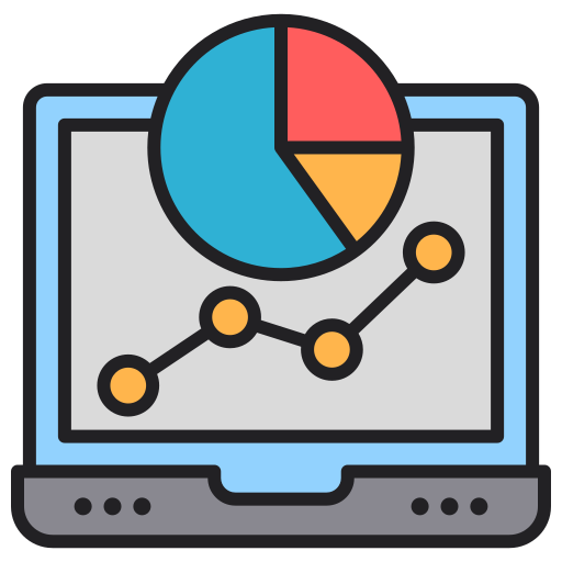 gráfico de líneas icono gratis