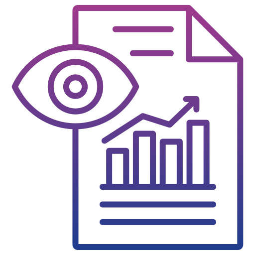 Analytics Generic gradient outline icon