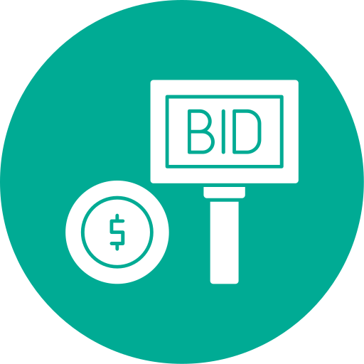 licitación icono gratis