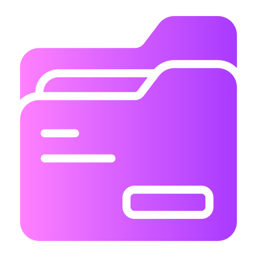 Folder Generic gradient fill icon