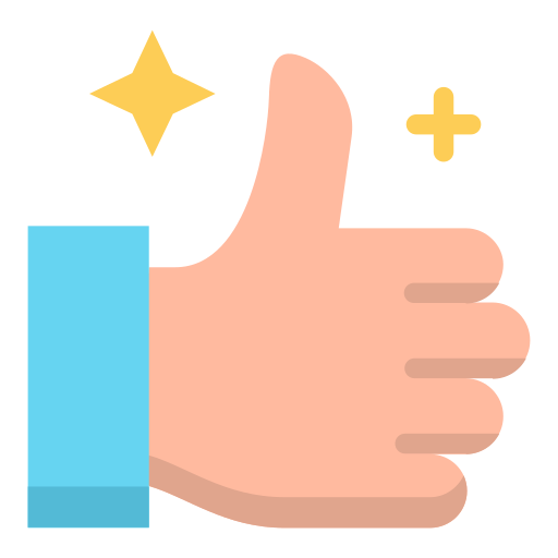 Thumbs up Generic color fill icon