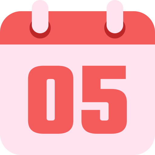 número 5 icono gratis