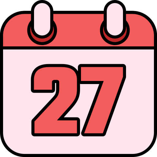 Twenty seven - Free time and date icons