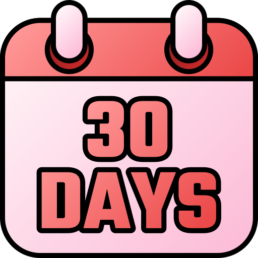 30 days - Free time and date icons