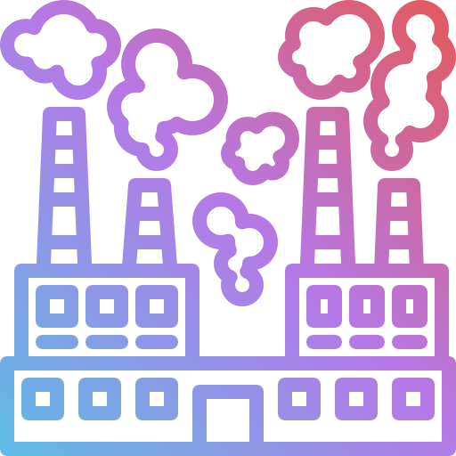 la contaminación del aire icono gratis