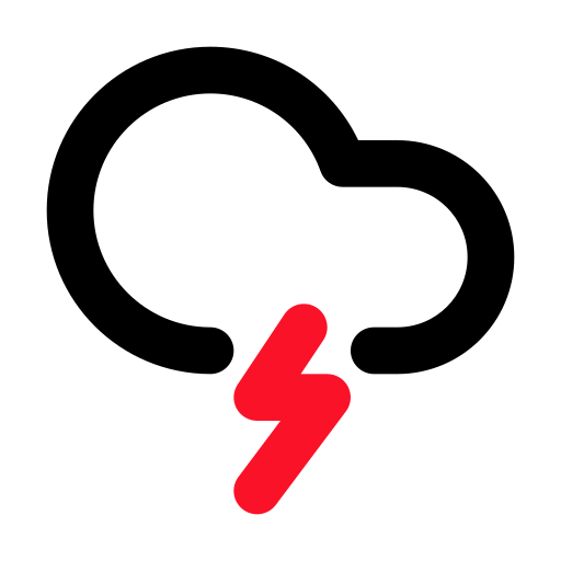 Thunder Generic color outline icon