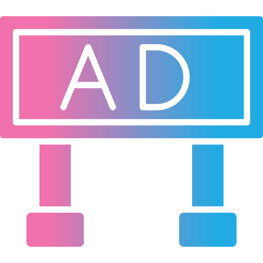 estande de publicidade grátis ícone