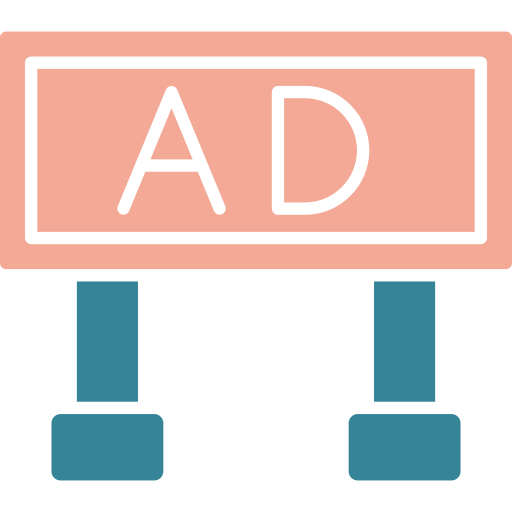 estande de publicidade grátis ícone