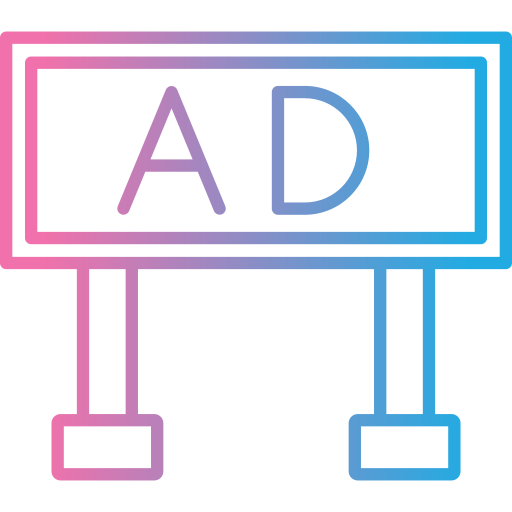 광고 스탠드 무료 아이콘