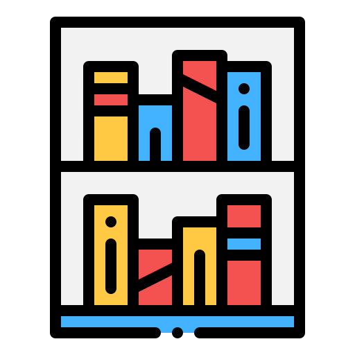 Book shelf free icon
