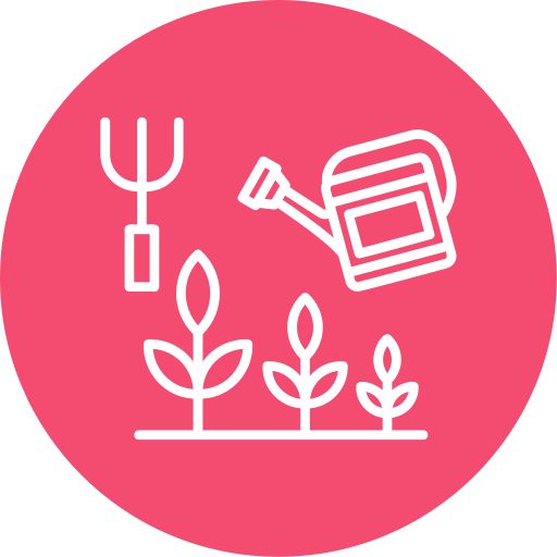 herramientas de jardinería icono gratis