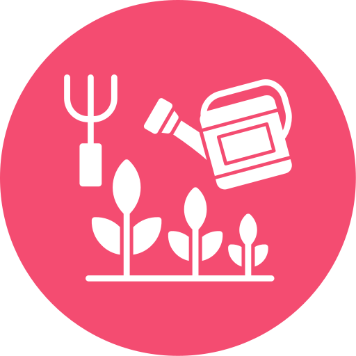 herramientas de jardinería icono gratis