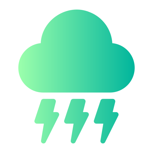 Thunder Generic gradient fill icon