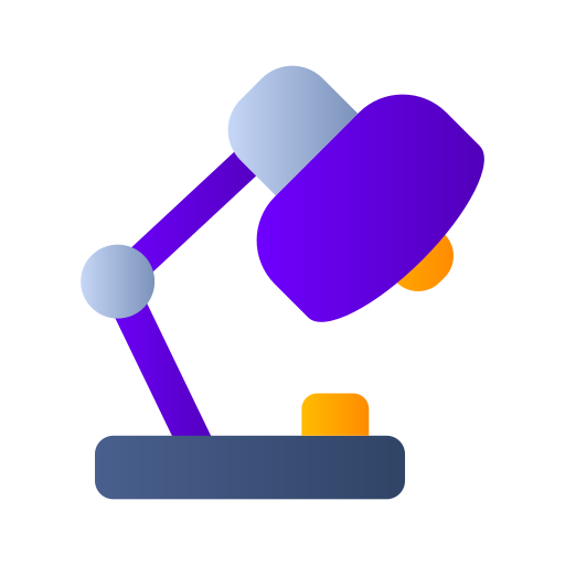 Desk lamp Generic gradient fill icon