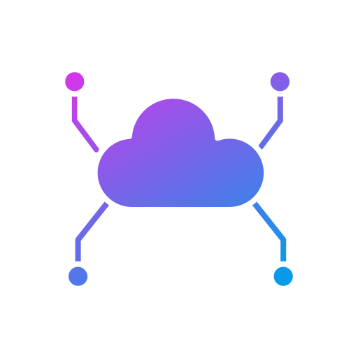 computación en la nube icono gratis